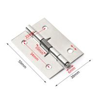 Bisagras de puerta de rebote automático plegable de acero inoxidable 304, accesorios de ventana con resorte, suministros para muebles - details 1