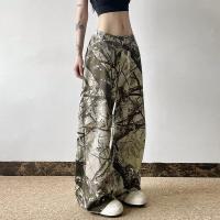 Pantalones de camuflaje de pierna recta con cintura elástica para mujer, cómodos y elásticos, nuevos en Original Classic - details 3