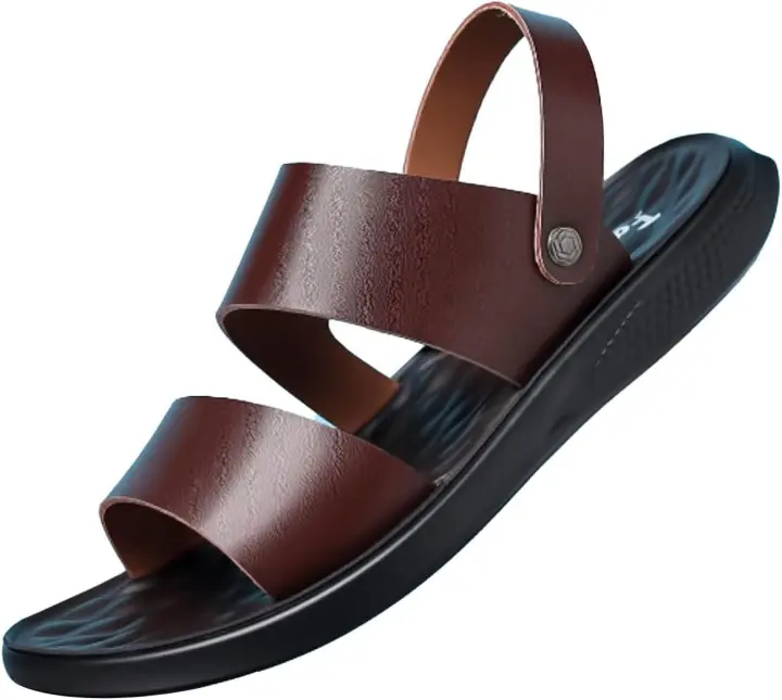 Sandalias Deportivas Zapatos de Verano Hombre Casual Sandalias Romanas Sandalias Paseo Ligeras Antideslizantes Sandalias Chanclas Cuero Sandalia Con Strappo De Pescador Sandalias Cuero - 1
