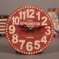 Cubierto por reloj de papel Vintage de madera MDF, decoración del hogar, reloj de pared, reloj de escritorio de forma redonda, sala de estar - details 4