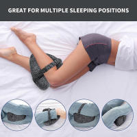 Almohada De Memoria Para Pierna Almohada De Soporte Para Dormir Ortopédica Alivio Del Dolor De Cintura Y Rodilla Cojín De Túbulo De Poliéster 100% Forma De Corazón - details 2