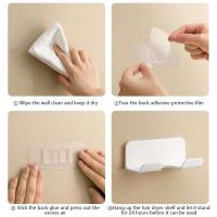 Soporte para el cabello, soporte de pared para baño no perforado, plástico para aire acondicionado, soporte para secador de pelo - details 10