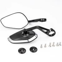 Kit de espejos retrovisores laterales para manillar de aleación de aluminio CNC para motocicleta, Kit de espejo final para Triumph Street Triple S 765 765RS 765R Bobber T120 Daytona 660 675 T120 T100, etc. - details 13