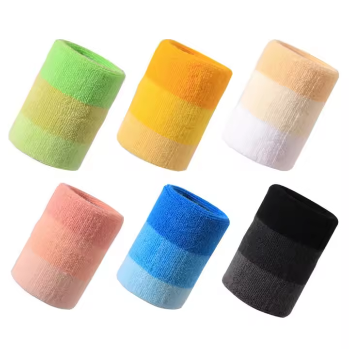 Muñequera de bádminton gruesa clásica, muñequera de voleibol, muñequeras deportivas, protección de muñeca de baloncesto de algodón para hombres y mujeres - 1