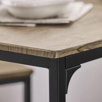 OGT03-N Juegos de Muebles Altas, Mesa de Cafetería, Juego de Balcón de 3 Piezas, Juego de Bar, 1 Mesa y 2 Sillas, ES - details 7