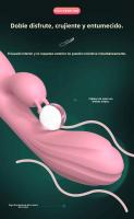 Vibrador de Doble Cabeza de Silicona Líquida Multifrecuencia Masaje Eléctrico para Masturbación Femenina Productos Sexuales para Adultos - details 5