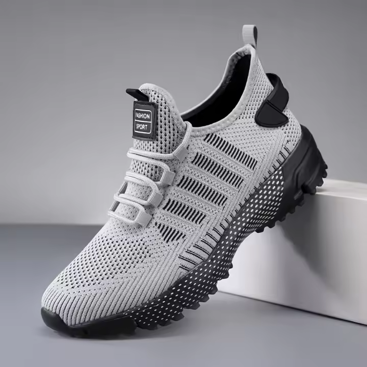 Zapatillas de deporte antideslizantes y transpirables para hombre: zapatillas informales y elegantes para actividades al aire libre de primavera/verano, jogging y entrenamiento en el parque - 1