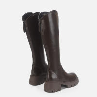 Nuevas Botas Altas De Punta Redonda Con Suela Gruesa Y Tacón Grueso Para Mujer, Botas Vaqueras Occidentales Para Mujer. - details 16