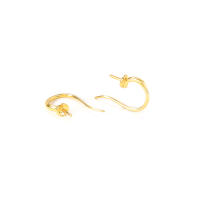 Latón color oro de 18 quilates, compatible con cuentas de medio agujero con ganchos de medio pasador para pendientes, joyería de alta calidad, accesorios para manualidades. - details 38