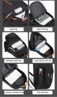 Mochila escolar Oxford impermeable, bolsa de ordenador de negocios, mochila de viaje informal, bolsa escolar para estudiantes de secundaria - details 6