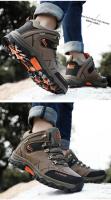 Zapatillas de deporte para hombre, montañismo, cuero impermeable, senderismo, invierno cálido para hombre, botas de nieve, zapatos de trekking al aire libre - details 37