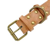 Collar de cuero con tachuelas y pinchos para Perro, Collar de Bulldog Pitbull, medianos y grandes para perros bóxer, Pastor Alemán - details 9