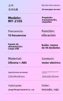 Tide Messenger 10 Bandas AV Vibrador G Spot Master Carga Vibrador Femenino Adulto Productos Sexuales - details 10