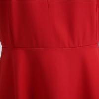 Vestido de Navidad rojo de encaje para mujer, ropa de manga corta Swing, disfraces de Navidad, vestidos de fiesta, bata Vintage, 2024 - details 32