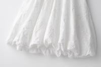 Vestidos Elegantes de Verano Cortos Bordados Mini Vestido Blanco Informal para Mujer - details 4