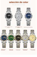 Reloj de mujer nuevo suizo resistente al agua con doble calendario reloj de cuarzo luminoso - details 1