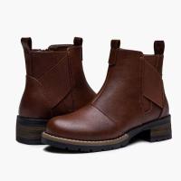 Nuevos zapatos y botas de cuero genuinos de alta gama para mujer. - details 4