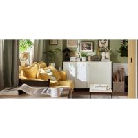 Aparador Cocina Cómoda Armario de Almacenamiento Buffet de Cocina L90 x D40 x H148cm ES - details 0