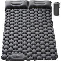Dormilón Inflable para Dos Autoinflable, Grueso, Impermeable, Integrado en Bombilla, Para Mochileros y Tiendas de Camping - details 0