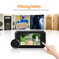 Mirilla inteligente para casa interfono inalambrico remoto Timbre con camara exterior - details 9