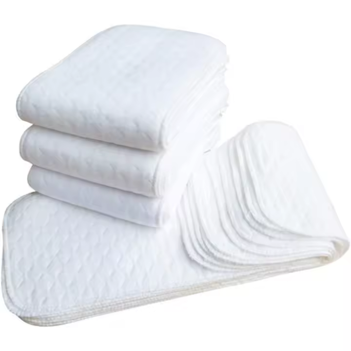 Pañales de Tela Reutilizables 100% Algodón Inserciones para Bebés Lavables - 1