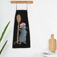 Unisex Ratatouille Remy con cuchara delantal adultos mujeres hombres Chef Tablier cocina para cocinar película animada pintura - details 105