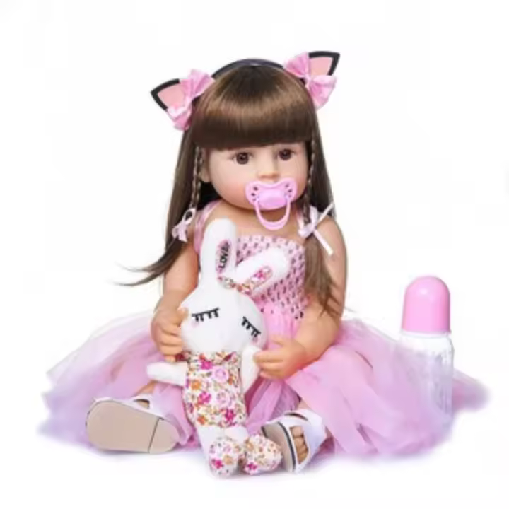 Muñeca De Bebé Reborn Realista De 50 CM Con Piel Pintada En 3D - 1