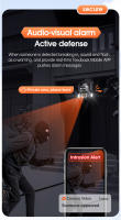 Cámara de vigilancia inalámbrico WIFI HD video llamar exterior inteligente Visión nocturna remoto doméstico 360 grados vigilancia - details 18