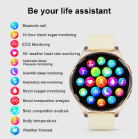 Reloj Inteligente de Glucosa en Sangre Nuevo 2024 para Hombres y Mujeres con Bluetooth y Medición de Presión Arterial ECG+PPG Resolución de Pantalla AMOLED Marca COTAUL - details 1