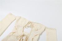 Tejido con mochila y moda femenina hueca. - details 8