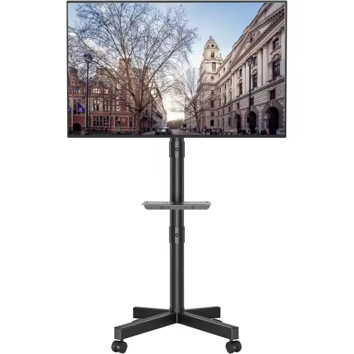 Soporte TV de Ruedas Adecuado para TVs de 23 a 60 Pulgadas LED, LCD, OLED Planos y Curvos - 1
