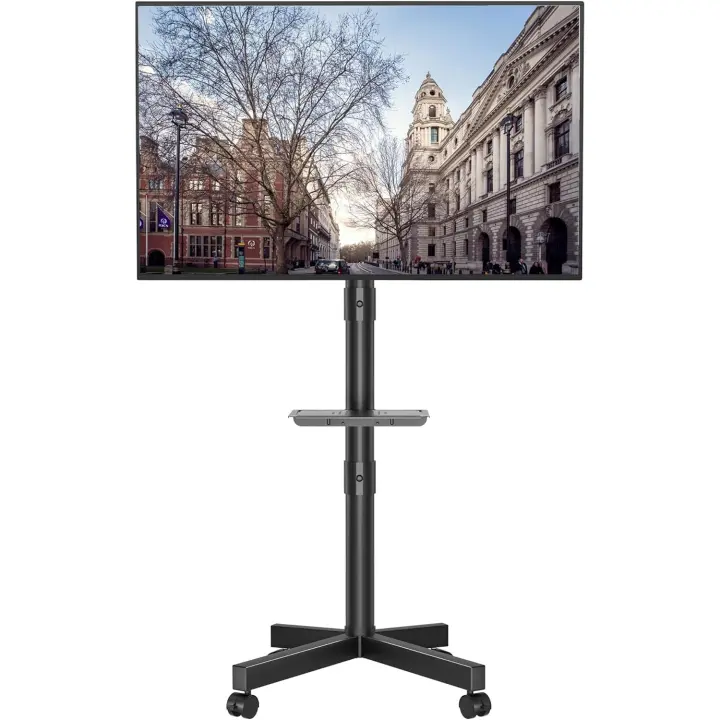 Soporte TV de Ruedas Adecuado para TVs de 23 a 60 Pulgadas LED, LCD, OLED Planos y Curvos - 1