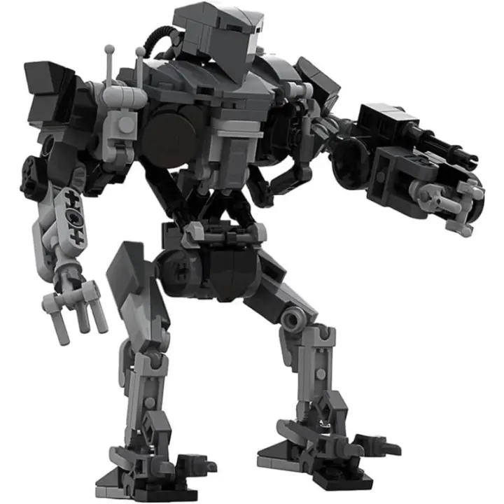 Juego de bloques de construcción de robot Mech, figura de acción modelo mecánico de guerrero Mecha, juguete de robot villano, regalo para fanáticos de cumpleaños para niños, adecuado para edades de 6 y más (262 piezas) - 1