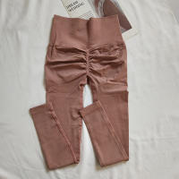 Leggings de Yoga Deportivo sin Costuras de Cintura Alta Pantalones de Gimnasio Transparentes Secado Rápido Pantalones de Butt Lift para Mujeres - details 5