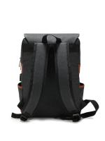 Mochila retro para ordenador portátil con puerto de carga USB, mochila de viaje impermeable para hombres y mujeres - details 40