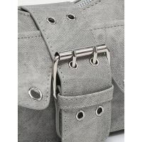 Señoras retro locomotora páramo viento multibolsa decoración de boca aceite artificial cera explosión de cuero - details 8