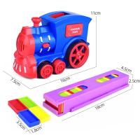 Colocación automática dominó tren coche eléctrico kit de bloques de construcción Juegos creativos Educación inteligente Juguetes DIY Regalo de cumpleaños para niños - details 7