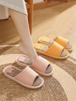 Zapatillas de lino transpirables para hombre y mujer, chanclas antideslizantes para interiores y el hogar, zapatos planos cómodos para la playa - details 8