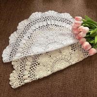 Alfombra ENCE de crochet hecha a mano, pasillo de mesa redonda, posavasos de boda, pantalla de sofá, accesorios de bricolaje, juego de 2 piezas - details 6