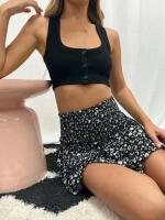 Ral plisado corto para mujer, falda Vintage de cintura alta con volantes, vestido bohemio de vacaciones para mujer - details 36