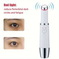 Pluma de masaje con calor, masajeador facial recargable, masajeador de ojos, masajeador de labios, masajeador de ojos, masajeador de cara caliente y fría - details 4