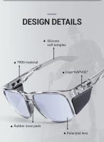 Kapvoe-gafas de sol polarizadas para hombre y mujer, lentes ligeras a prueba de viento, UV400, para ciclismo, senderismo y Pesca - details 1