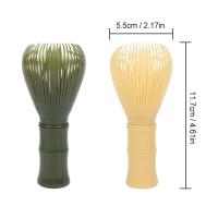 Batidor de Matcha de resina reutilizable, mezclador tradicional apto para lavavajillas, preparación de polvo de té verde - details 1