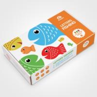 Magnetic Alphabet Letter Wooden Fishing Game for Toddler Boys Girls Age 3+