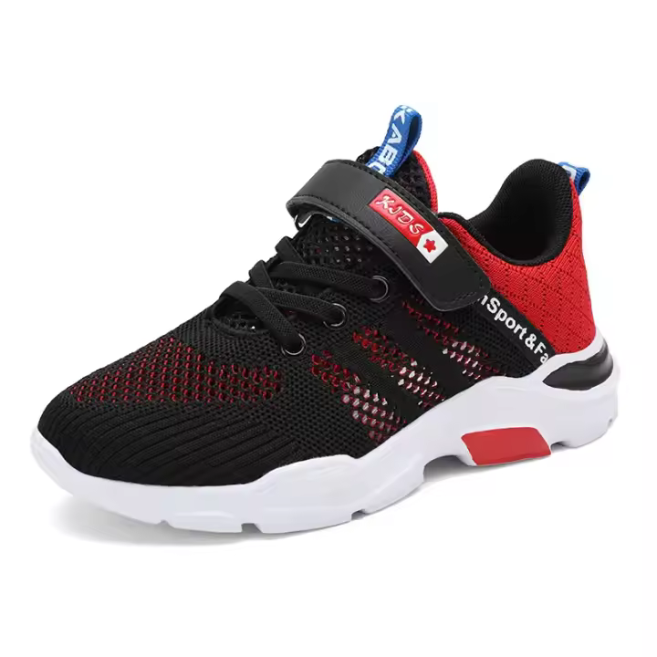 Zapatillas deportivas para niño y niña, zapatos informales de malla transpirable, cómodos, a la moda, para correr, Infantiles-33 - 1