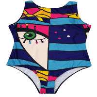 Arte corporal abstracto Traje de baño onesie transfronterizo de alta elasticidad europeo y americano - details 31