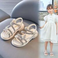Sandalias de las muchachas de fondo suave antideslizantes de moda de la nueva moda del verano - details 7