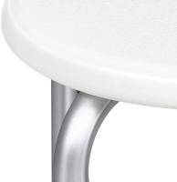 Silla de ducha médica Asiento de bañera Sool Baño Blanco Redondo Ajustable 8 direcciones Altura 36-54 cm, pies antideslizantes Carga 136 kg - details 3