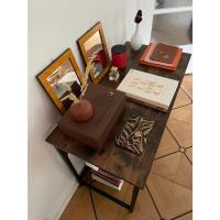 Mesa de Trabajo Pequeña Industrial Ideal para Teletrabajo, Estudio, Dormitorio 60 x 135 x 76cm - details 48