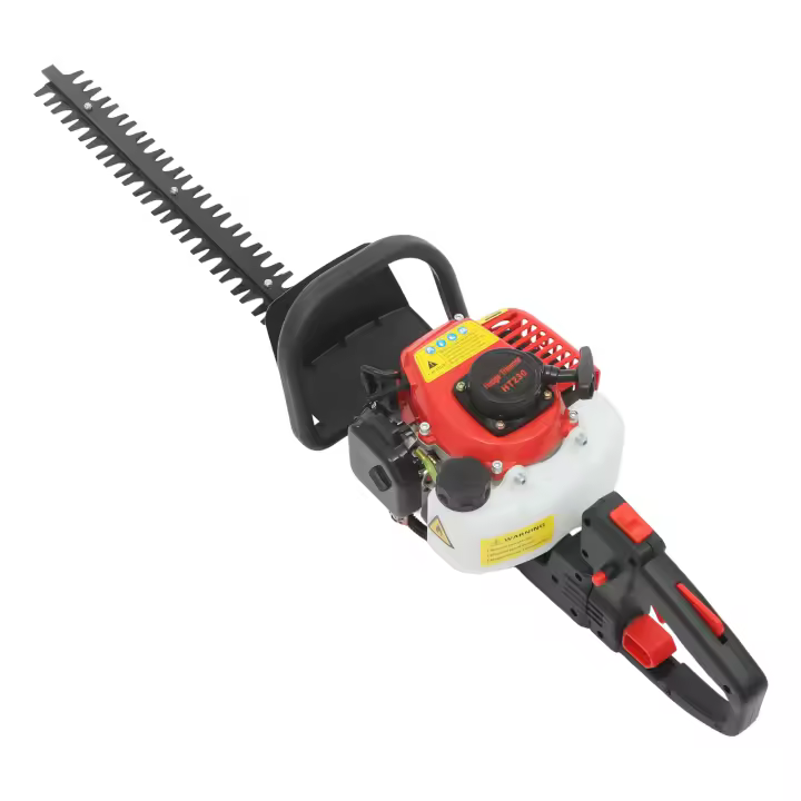 Cortasetos de gasolina inalámbrico de 2 tiempos 180 °   Cortador recortador con mango giratorio 56 cm - 1